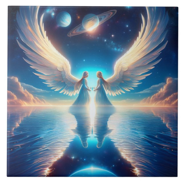 Two Angels Tile (Front)
