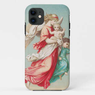 Two angels wear a small child iPhone 11 case