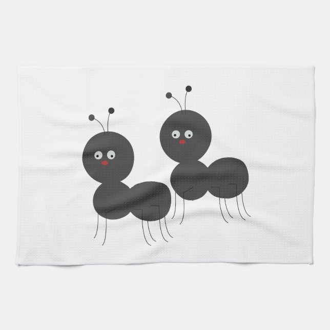 Two Ants Kitchen Towel (Horizontal)