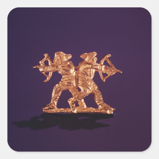 Two archers square sticker