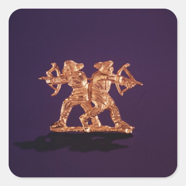 Two archers square sticker (Front)