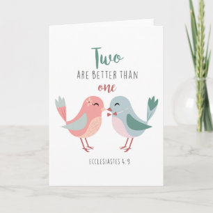 two are better than one christian greeting card