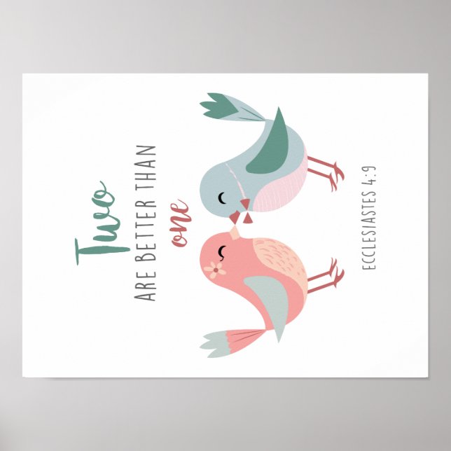 two are better than one christian poster (Front)