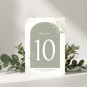 Two Are Better Than One Christian Wedding  Table Number