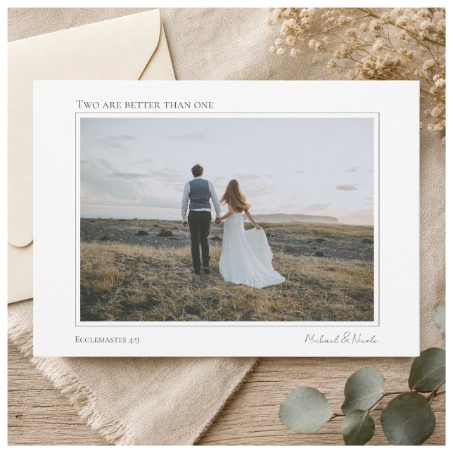 Two Are Better Than One Personalized Couple Photo (Creator Uploaded)