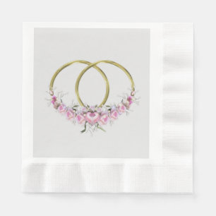 Two as One Round Dinner Paper  Napkin