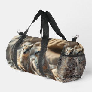 Two Aussie Rottnest IsLand Quokkas, Duffle Bag