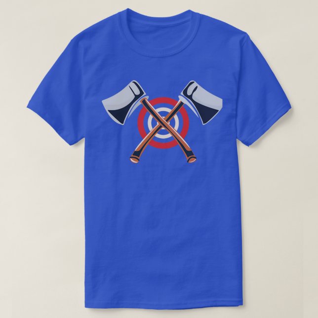 Two Axes and a Bullseye Classic TShirt (Design Front)