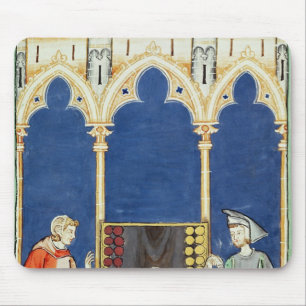 Two Backgammon Players Mouse Pad