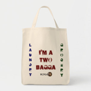 "Two Bagga" Canvas Bag