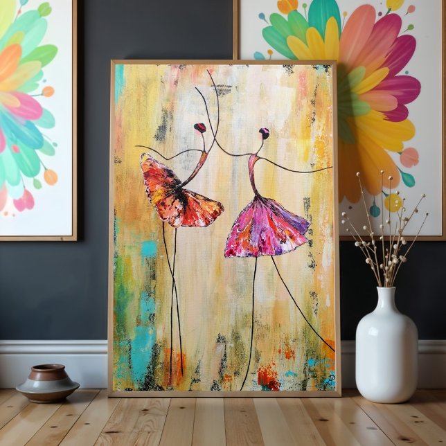 Two Ballerinas Poster (Creator Uploaded)