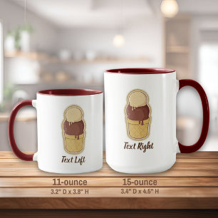 Two Balls Ice Cream Cup