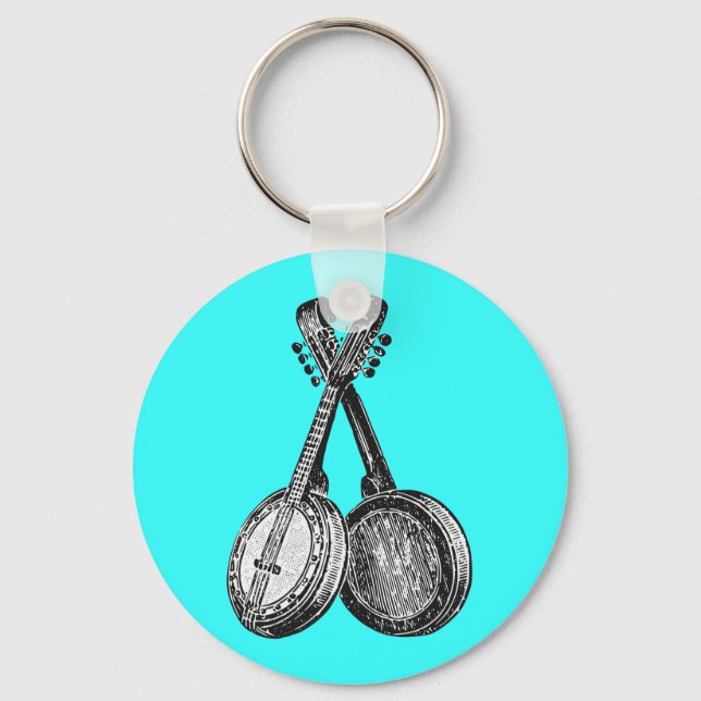 Two Banjos Keychain (Front)
