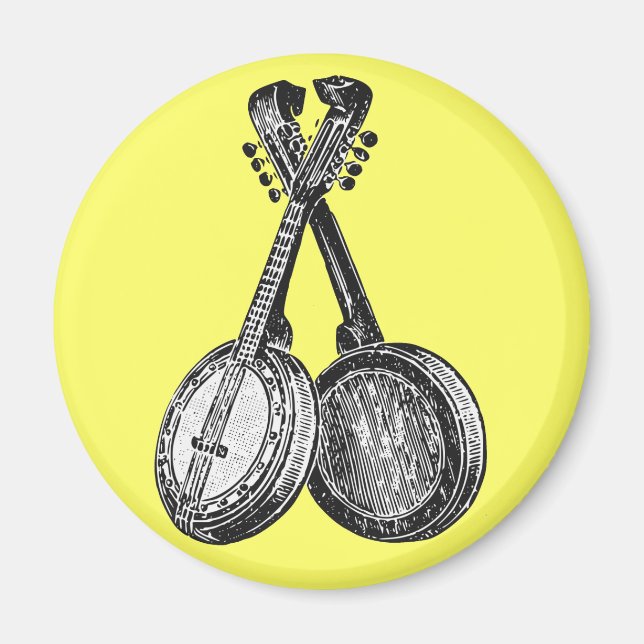 Two Banjos Magnet (Front)