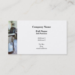 Two Barber Chairs Business Card