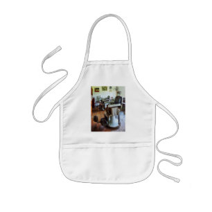 Two Barber Chairs Kids Apron