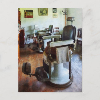Two Barber Chairs Postcard