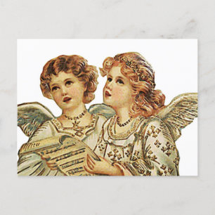 Two Beauthful Angels Postcard