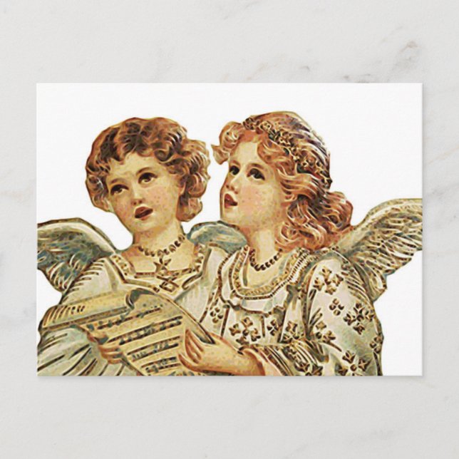 Two Beauthful Angels Postcard (Front)