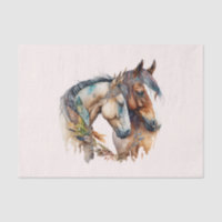 Two Beautiful Horses Western Boho
