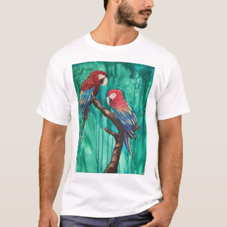 Two Beautiful Parrots T-Shirt