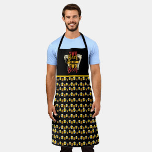 Two Beer Or Not To Beer Funny Bartender Apron