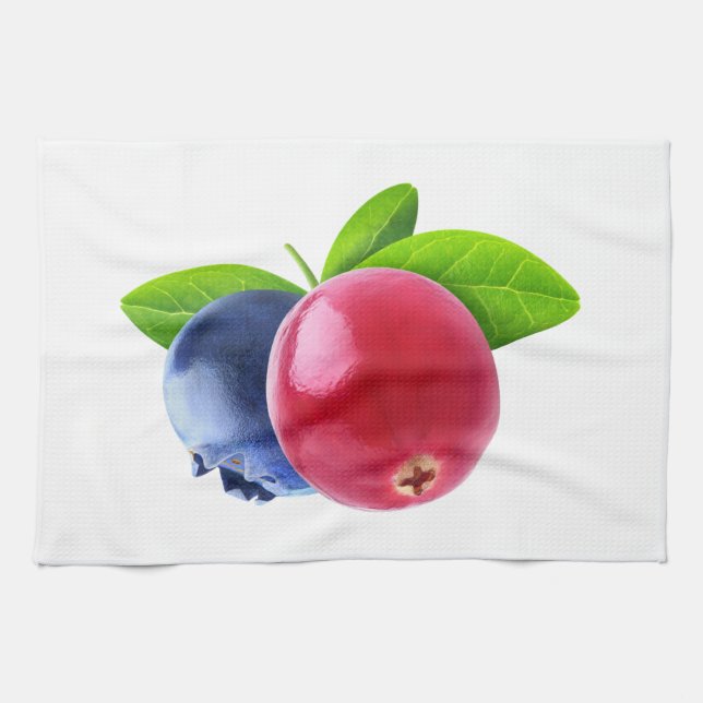 Two berries kitchen towel (Horizontal)