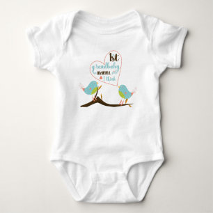 Two birds "First Grandbaby" Baby Bodysuit