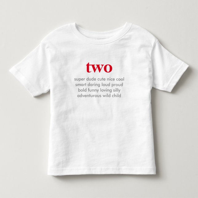 two birthday shirt (Front)