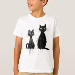 Two Black Cats T-Shirt