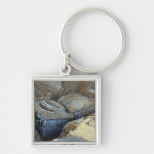 Two box-type devices packed keychain