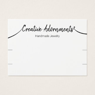  Two Bracelet Display Signature Script White