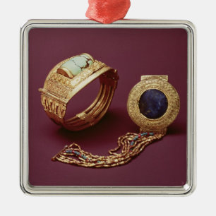 Two bracelets, from the Tomb of Tutankhamun Metal Ornament