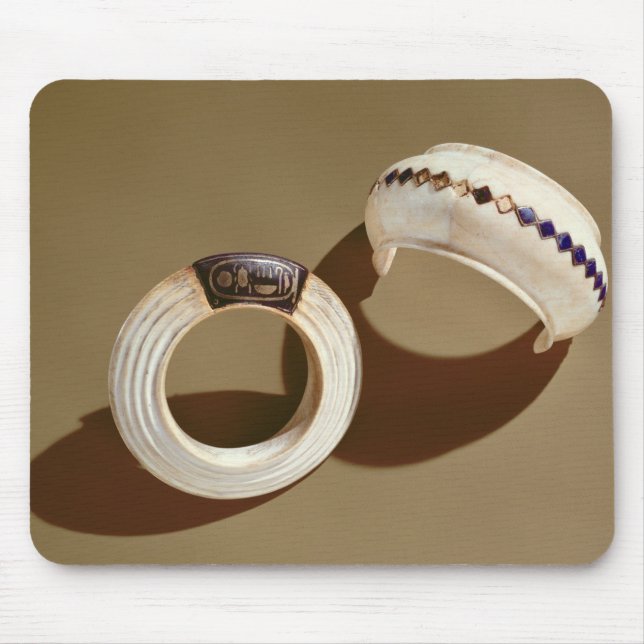 Two bracelets, from the Tomb of Tutankhamun Mouse Pad (Front)