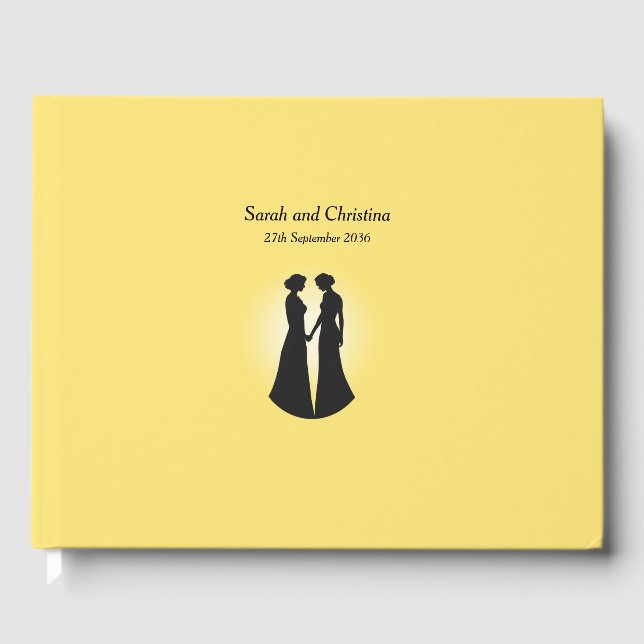 Two Brides Guest Book (Front)