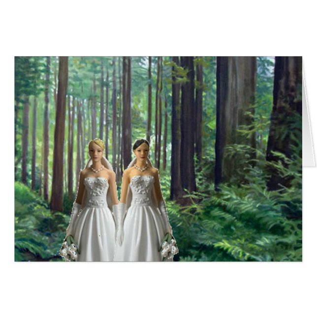 Two Brides in the Forest (Front Horizontal)