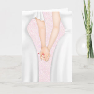 Two Brides, Lesbian Wedding Card