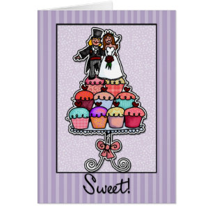 Two Brides on Cupcake Stack