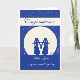 Two Brides Wedding Card - Congratulations