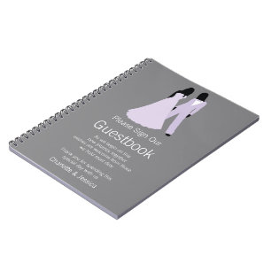 Two Brides Wedding Guestbook. Notebook