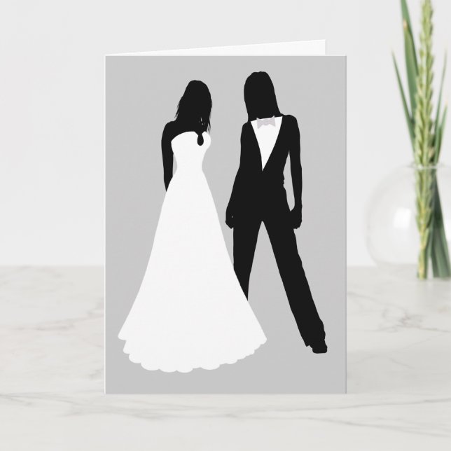 Two Brides Wedding Invitation (Front)