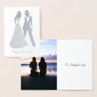 Two Brides Wedding Suit and Dress