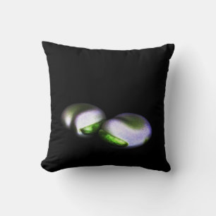 Two Broad Beans tpcn Throw Pillow