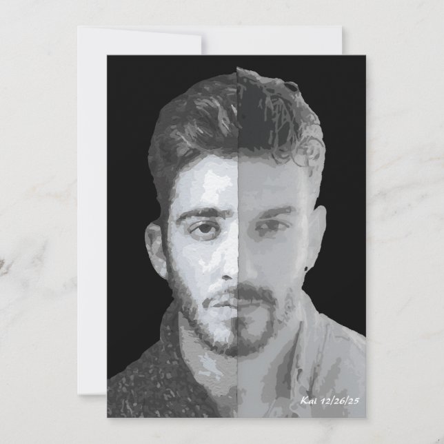 Two Brothers Legends, Kraków Poland Myth Invitation (Front)