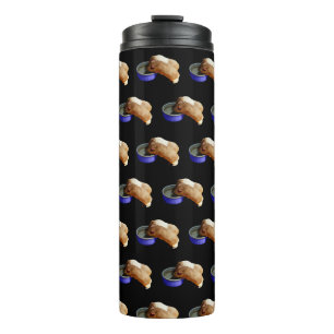 Two Brown And White Guinea Pigs, Thermal Tumbler