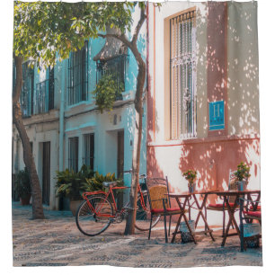 Two brown table outside