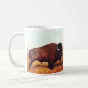 Two Buffalo Paintings Coffee Mug