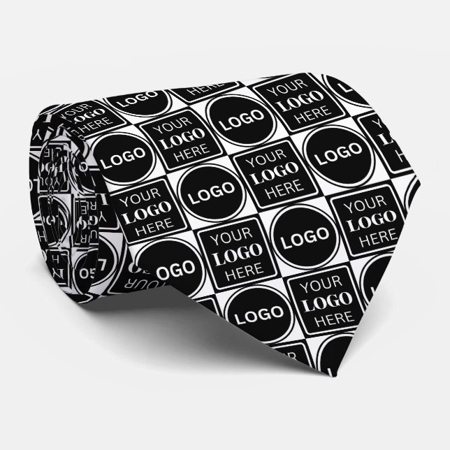 Two Business Logo Partnership Companies Tie (Rolled)