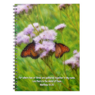 Two Butterflies Butterfly Faith Prayer Journal