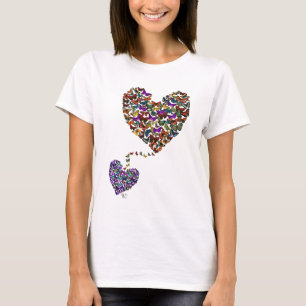 Two Butterfly Hearts T-Shirt